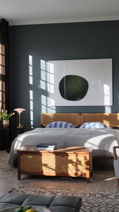 Poul Henningsen 'PH 3/2' Pale Rose Glass and Brass Table Lamp for Louis Poulsen