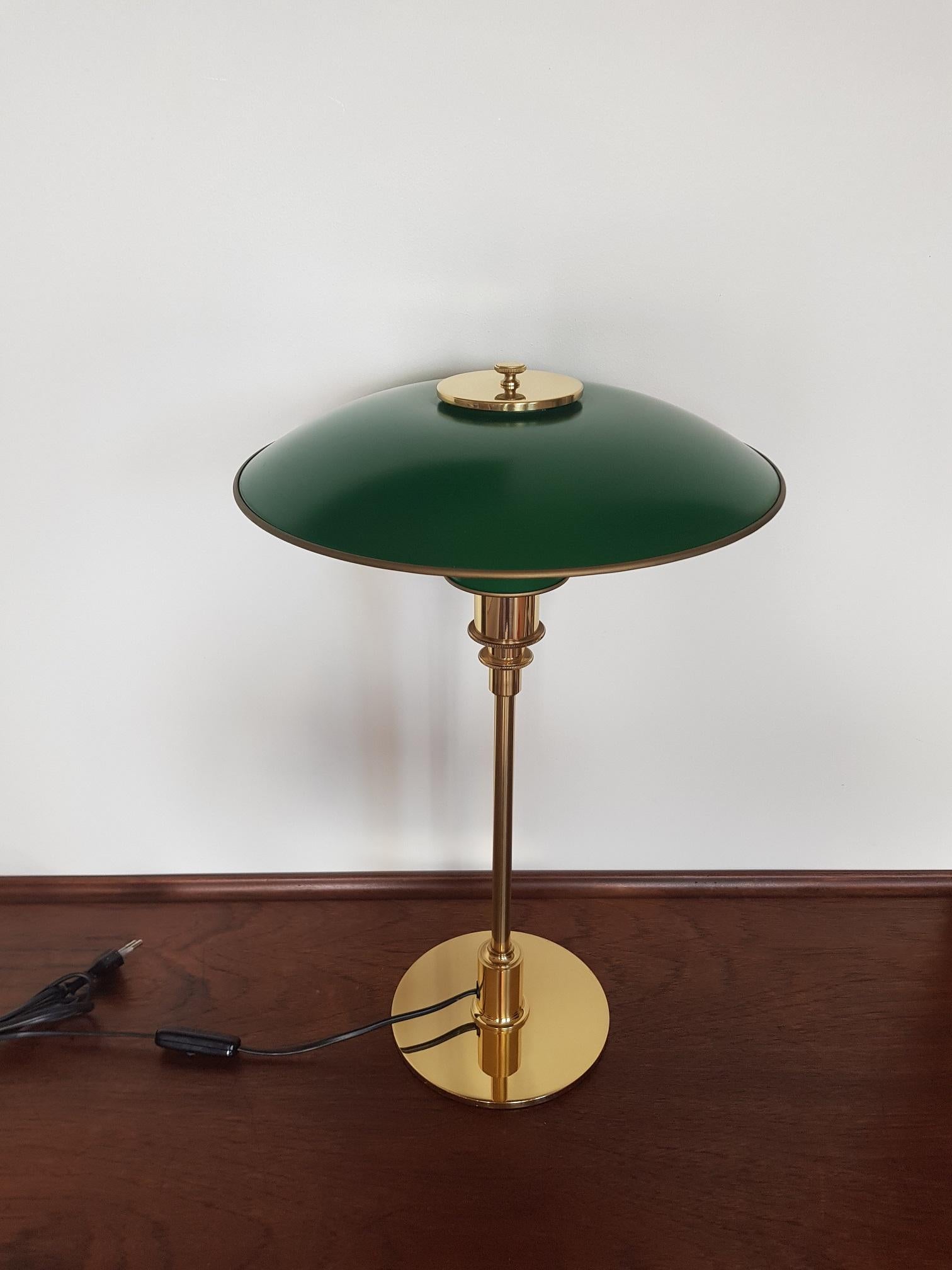 Scandinavian Modern Poul Henningsen PH 3/2 Table Lamp Brass Anniversary Edition for Louis Poulsen