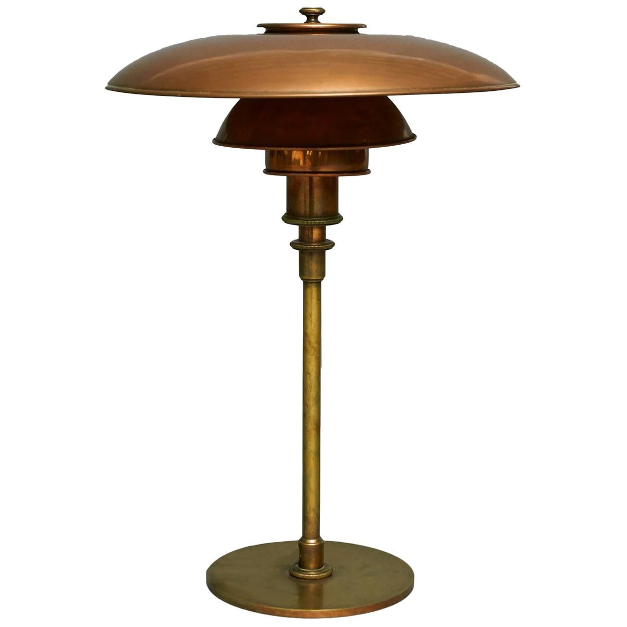 Poul Henningsen, PH 3/2 Table Lamp, Early Model