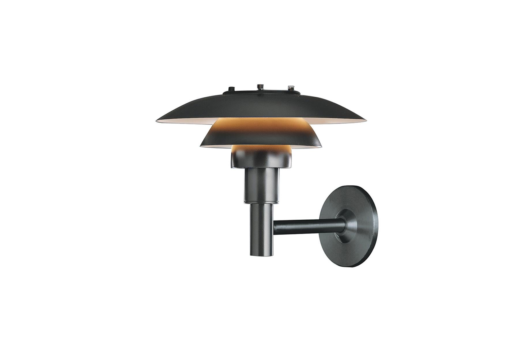 Mid-Century Modern Poul Henningsen Ph 3-2½ Wall Lamp For Sale