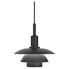 Lampada a sospensione in metallo 'PH 3/3' di Poul Henningsen per Louis Poulsen in nero