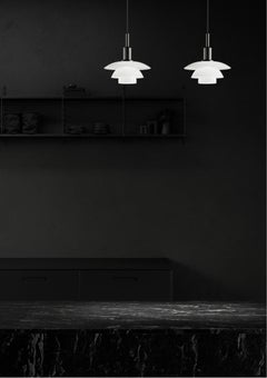 Poul Henningsen 'PH 3/3' Opalglas-Hängelampe für Louis Poulsen