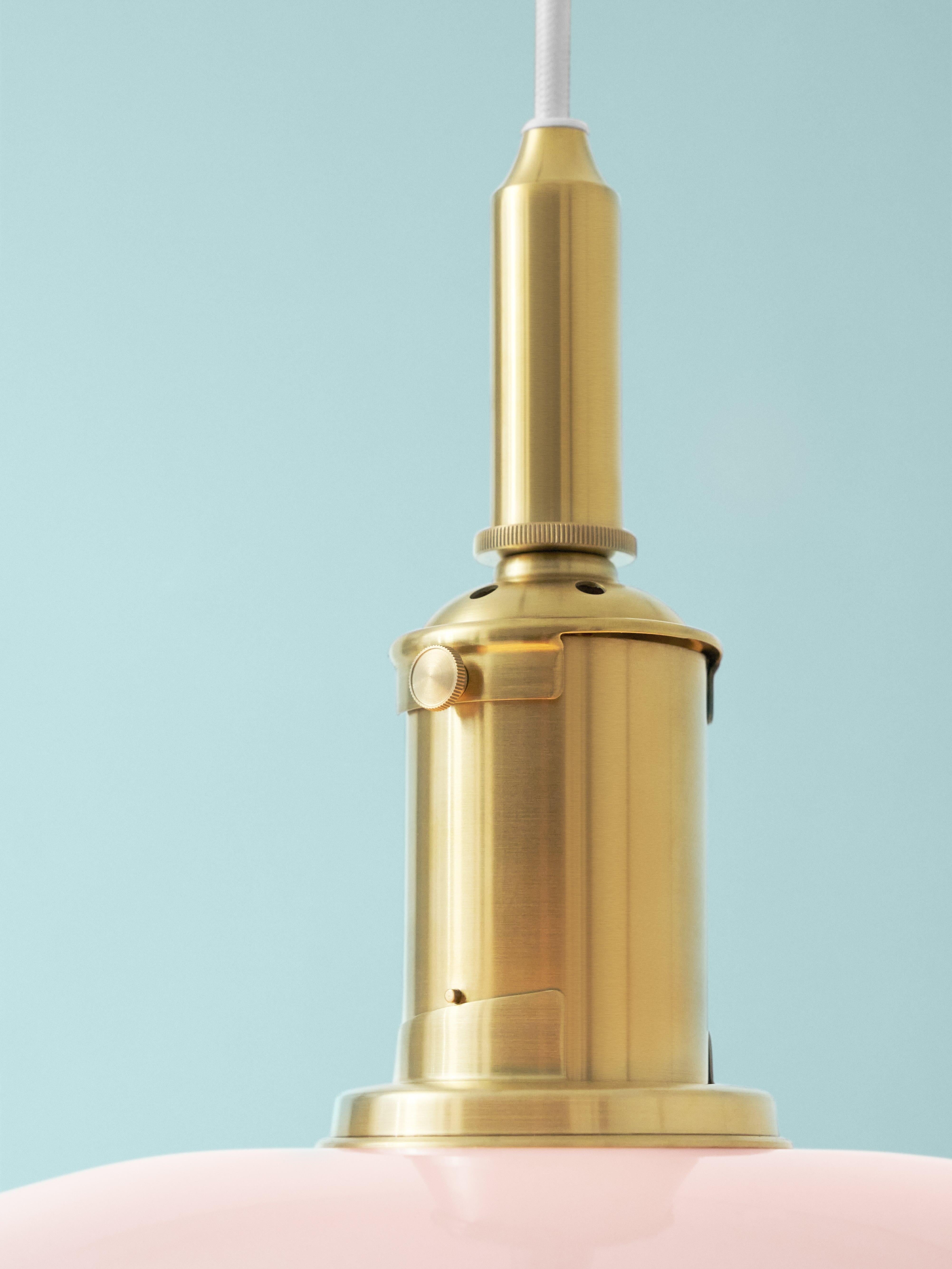 Danish Poul Henningsen 'PH 3/3' Pale Rose Pendant Lamp for Louis Poulsen For Sale
