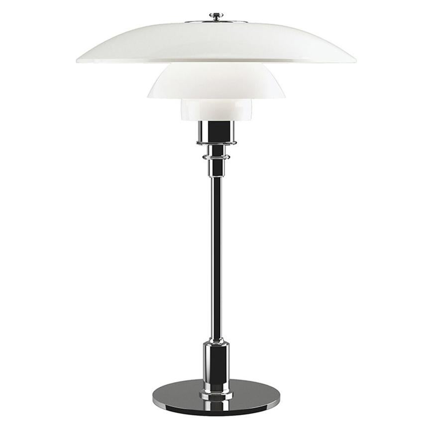 Poul Henningsen Ph 3½-2½ Glass Table Lamp For Sale