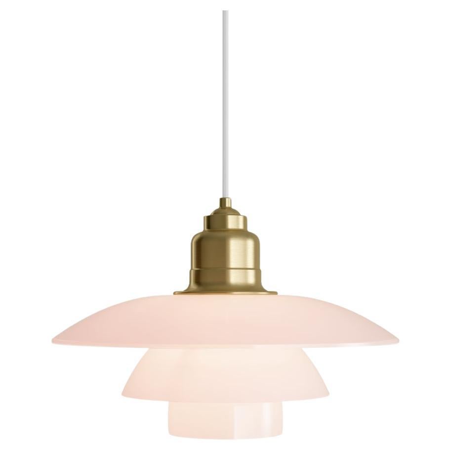 Poul Henningsen PH 3½-3 Pale Rose Glass Pendant for Louis Poulsen