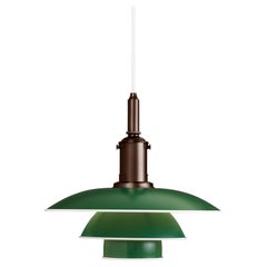 Poul Henningsen PH 3½-3 Pendelleuchte für Louis Poulsen in Rot