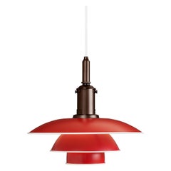 Poul Henningsen PH 3½-3 Ciondolo per Louis Poulsen in rosso