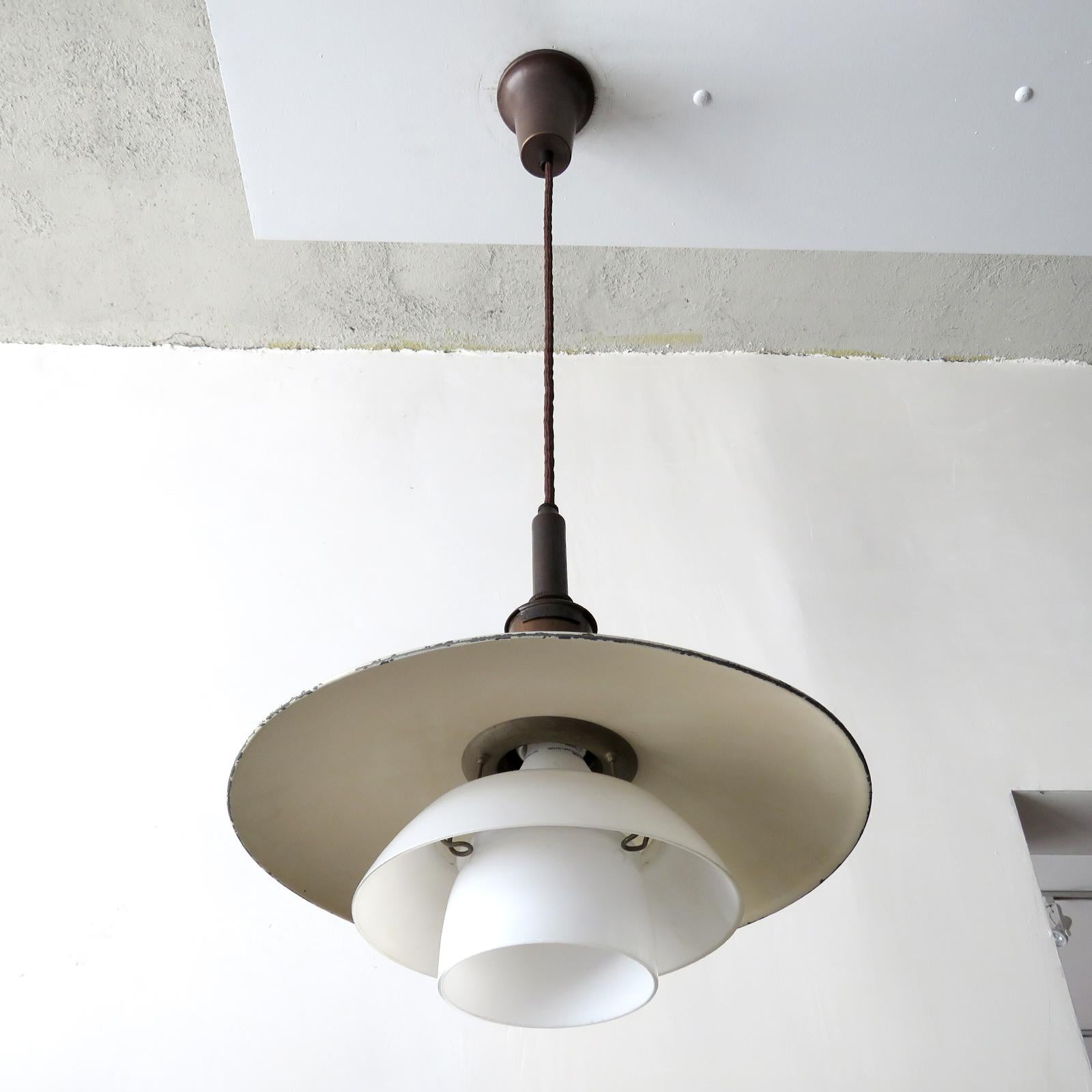 Scandinavian Modern Poul Henningsen Ph-3.5/2 Pendant Light, 1930