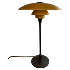 Poul Henningsen PH 3.5/2 Table Lamp with Original Painted Opal Shades, Denmark