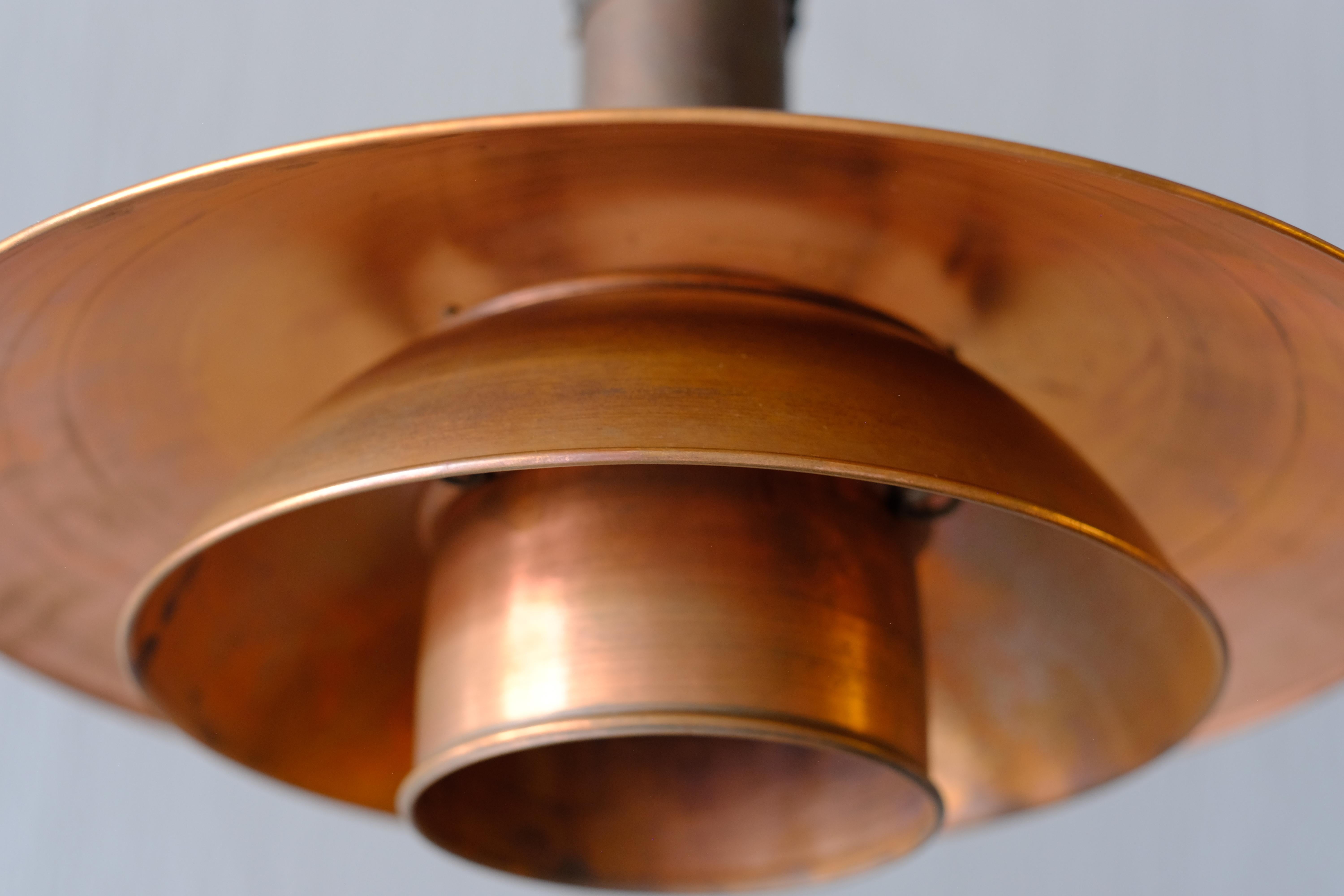 Danish Poul Henningsen, PH 4/3 Pendent, Patented