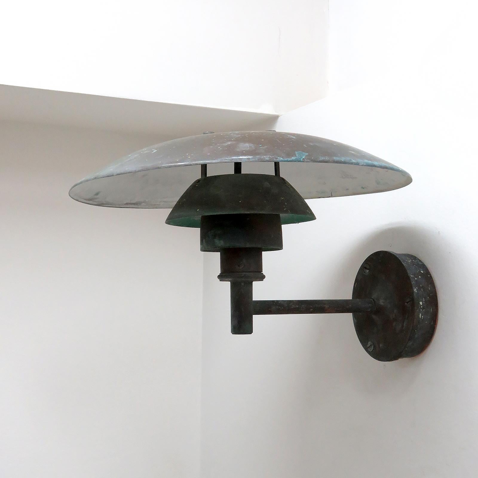 Danish Poul Henningsen PH 4½/3 Wall Light, 1956 For Sale