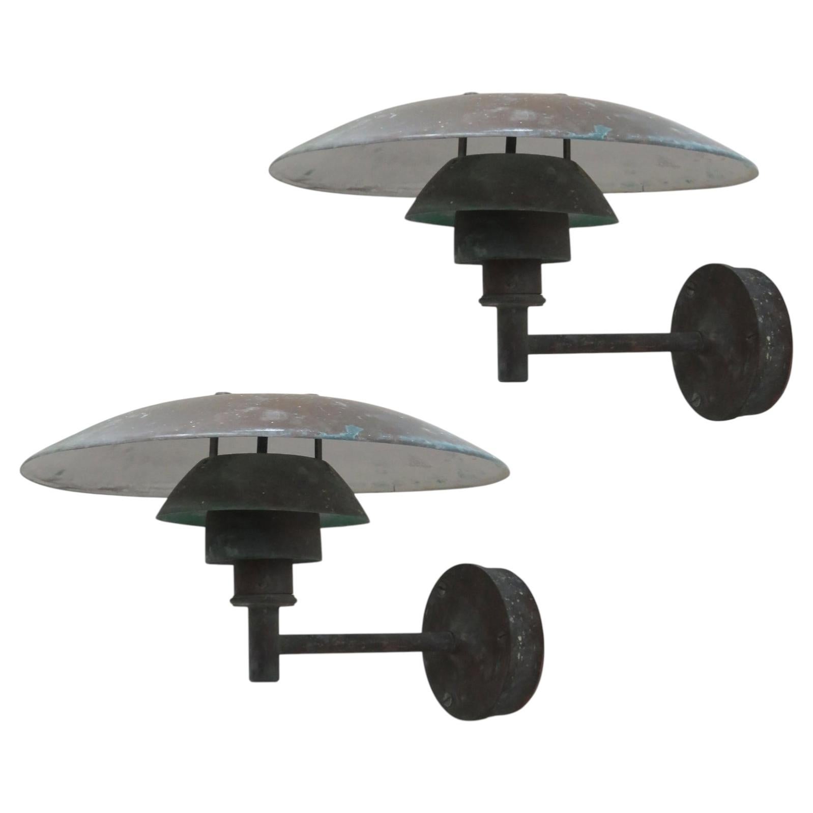 Poul Henningsen PH 4½/3 Wall Lights, 1950
