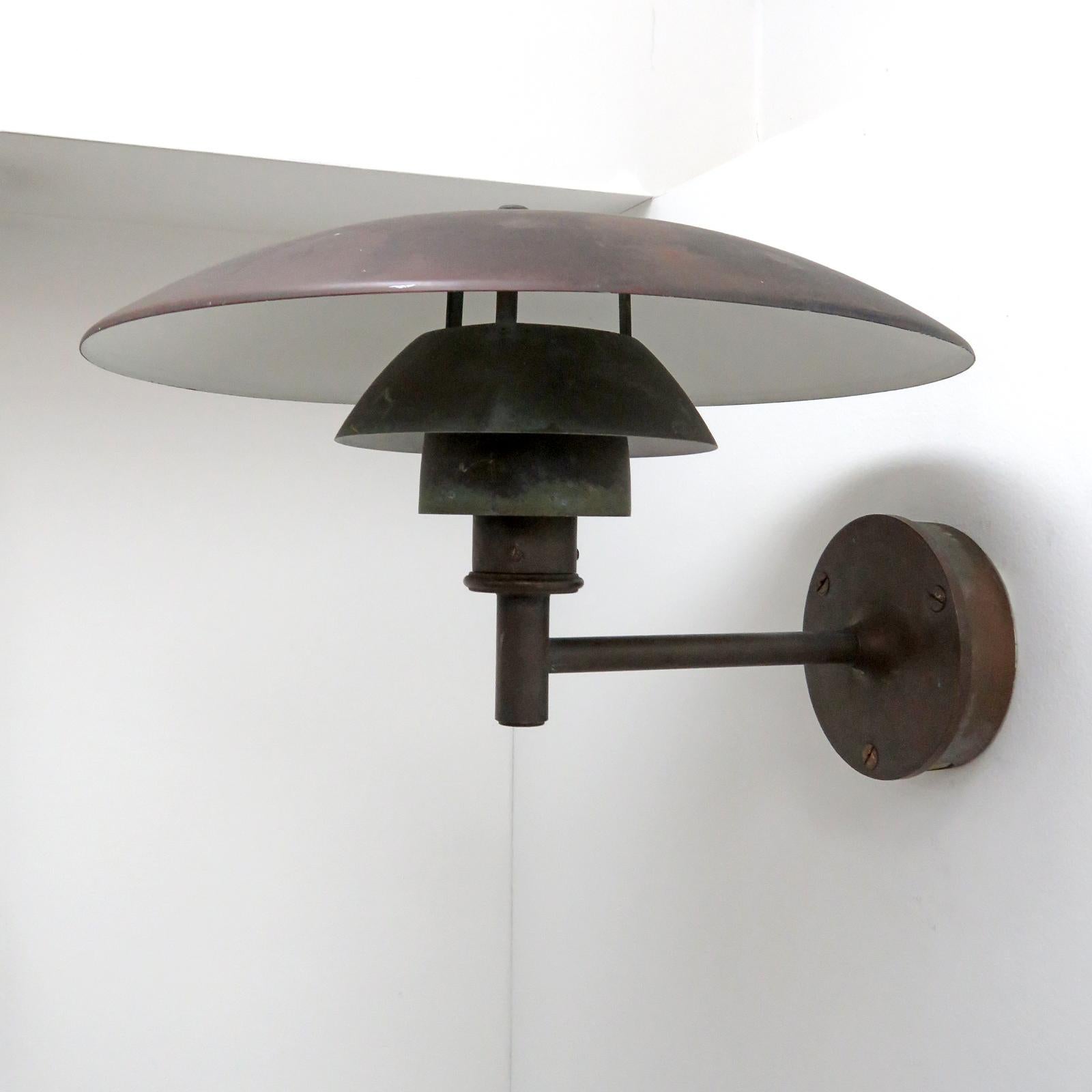 Scandinavian Modern Poul Henningsen PH 4½/3 Wall Light, 1956 For Sale