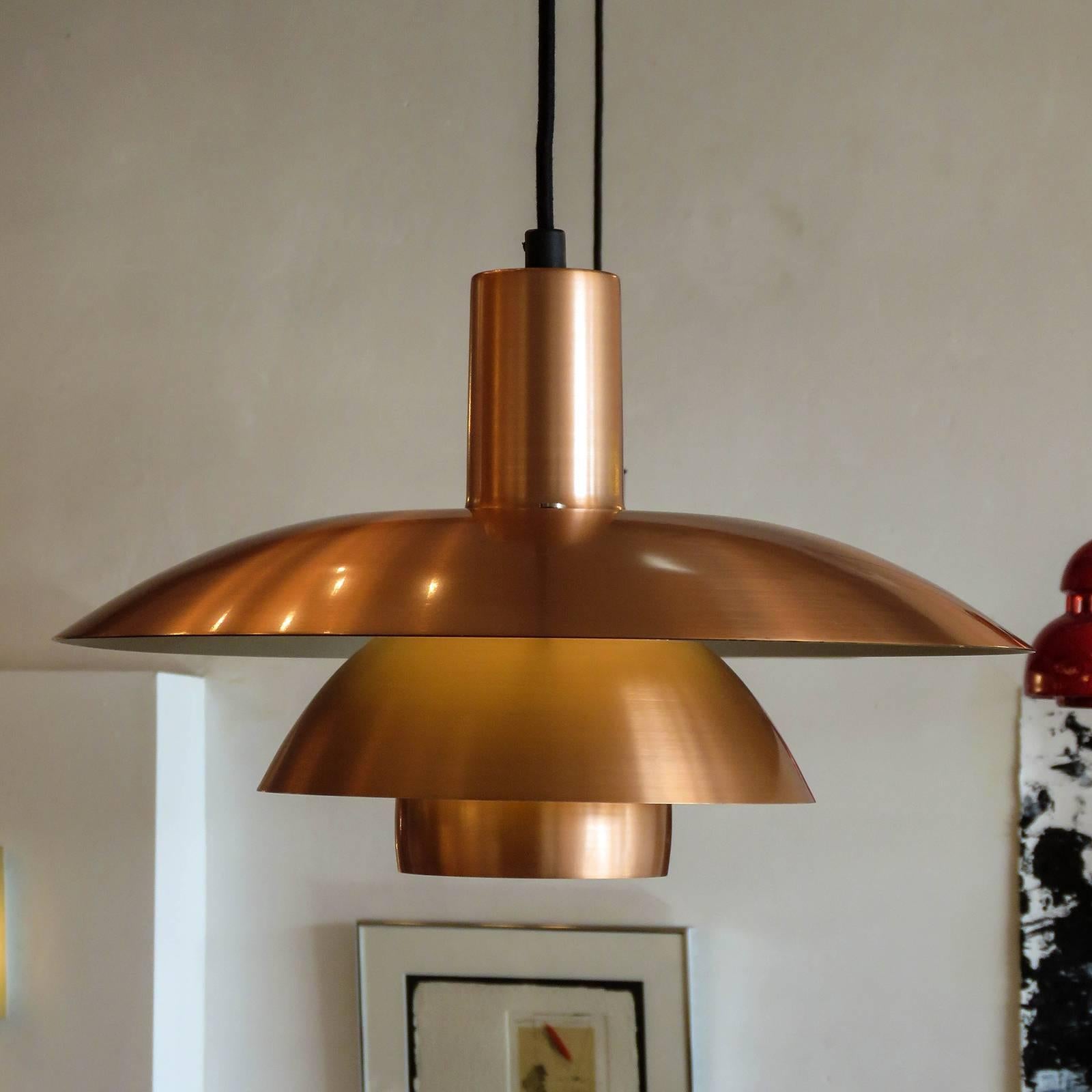 20th Century Poul Henningsen PH 4½/4 Copper Pendant