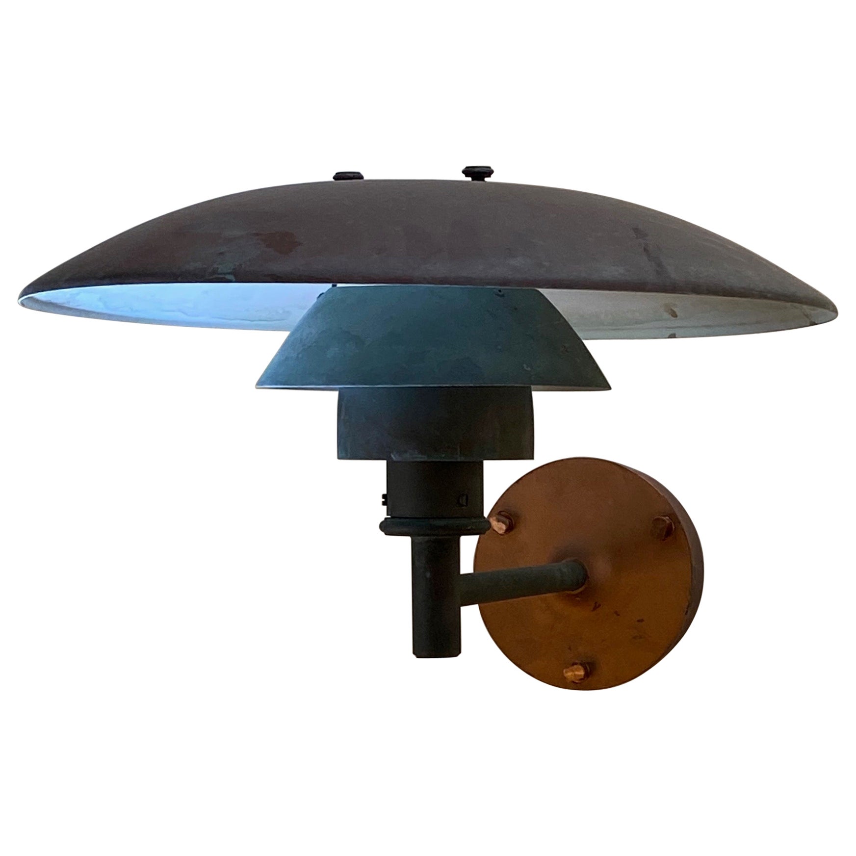 Poul Henningsen PH 4.5 / 3 Copper Wall Sconce by Louis Poulsen