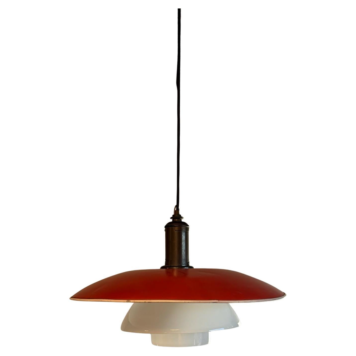 Lampada a sospensione Poul Henningsen PH 4.5/4, brevettata, Danimarca, anni '30