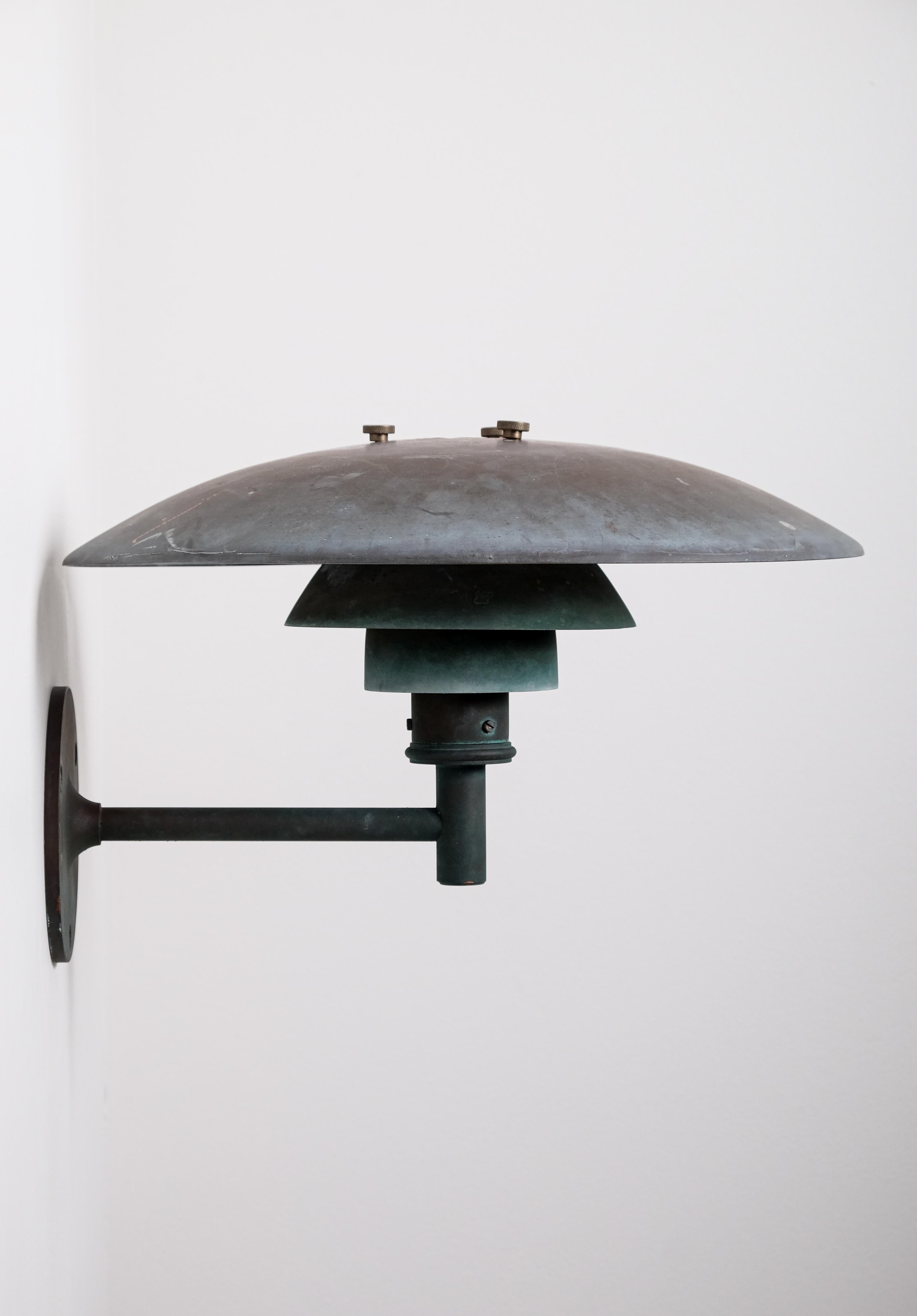 Svedese Lampada da parete per esterni in rame 