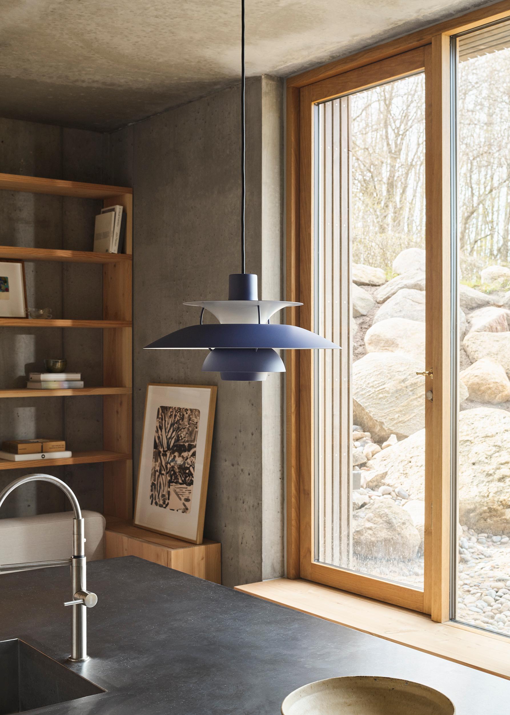 Poul Henningsen 'PH 5 Mini' Monochrome Pendant for Louis Poulsen In New Condition For Sale In Glendale, CA