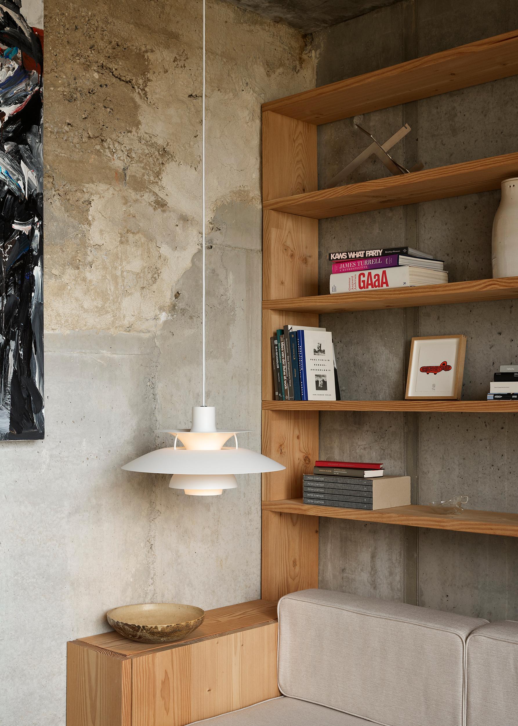 Contemporary Poul Henningsen 'PH 5 Mini' Monochrome Pendant for Louis Poulsen For Sale