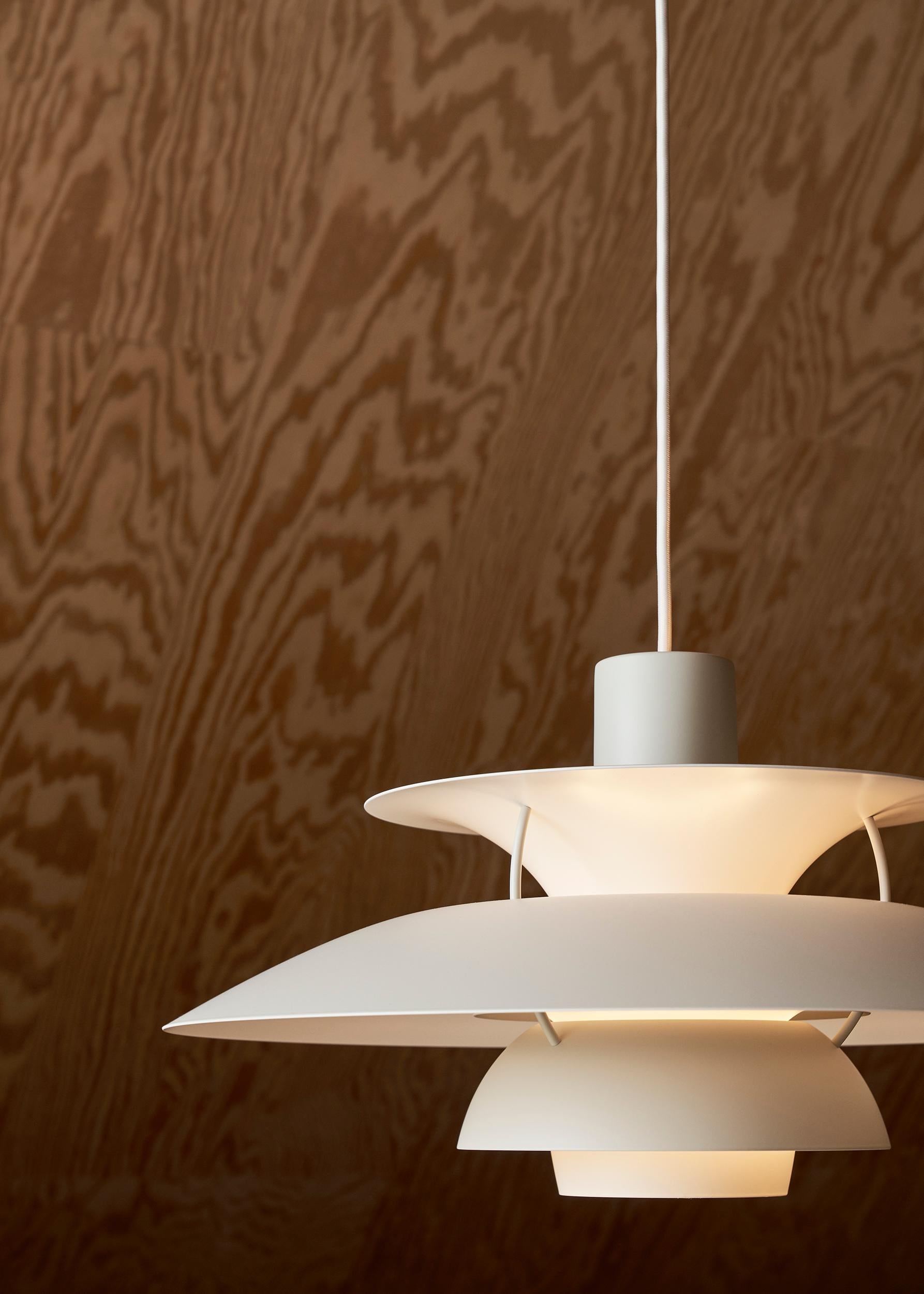 Poul Henningsen 'PH 5 Mini' Monochrome Pendant for Louis Poulsen For Sale 1