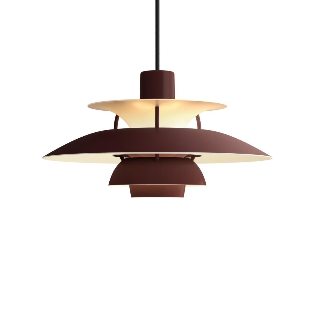Poul Henningsen 'PH 5 Mini' Monochrome Pendant for Louis Poulsen For Sale 4