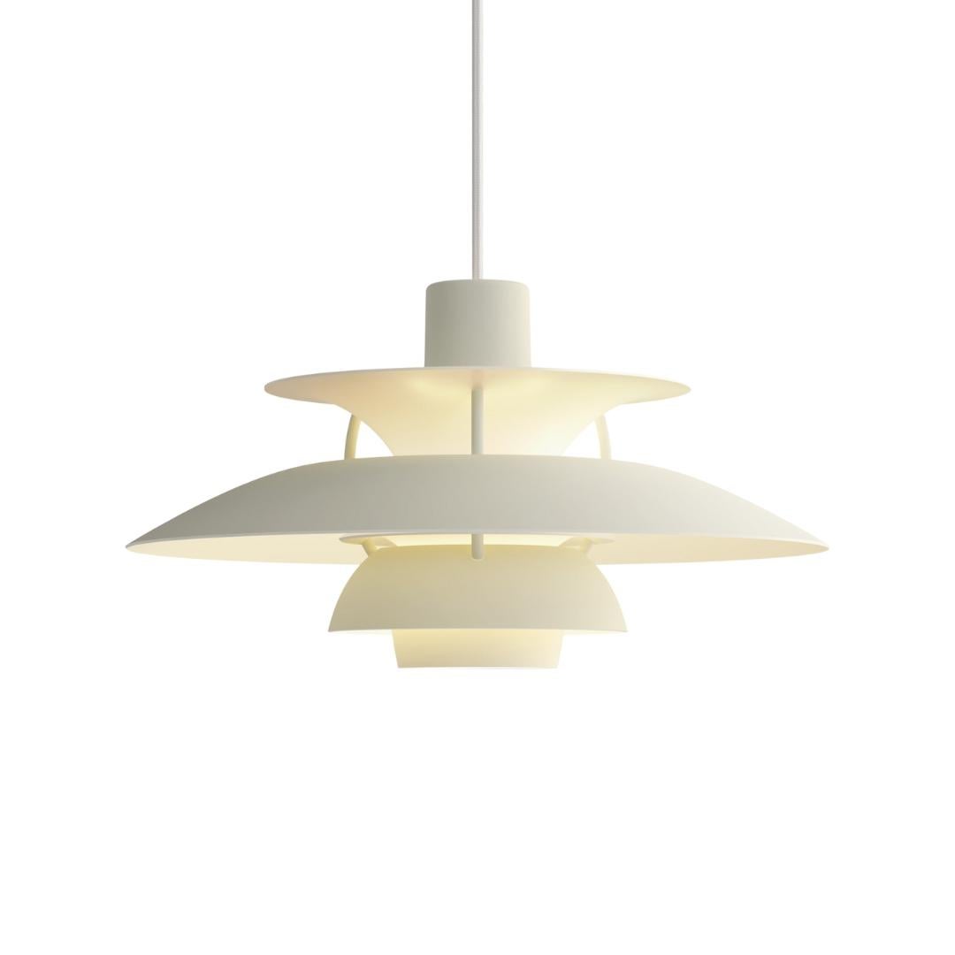 Poul Henningsen 'PH 5 Mini' Monochrome Pendant for Louis Poulsen For Sale 7