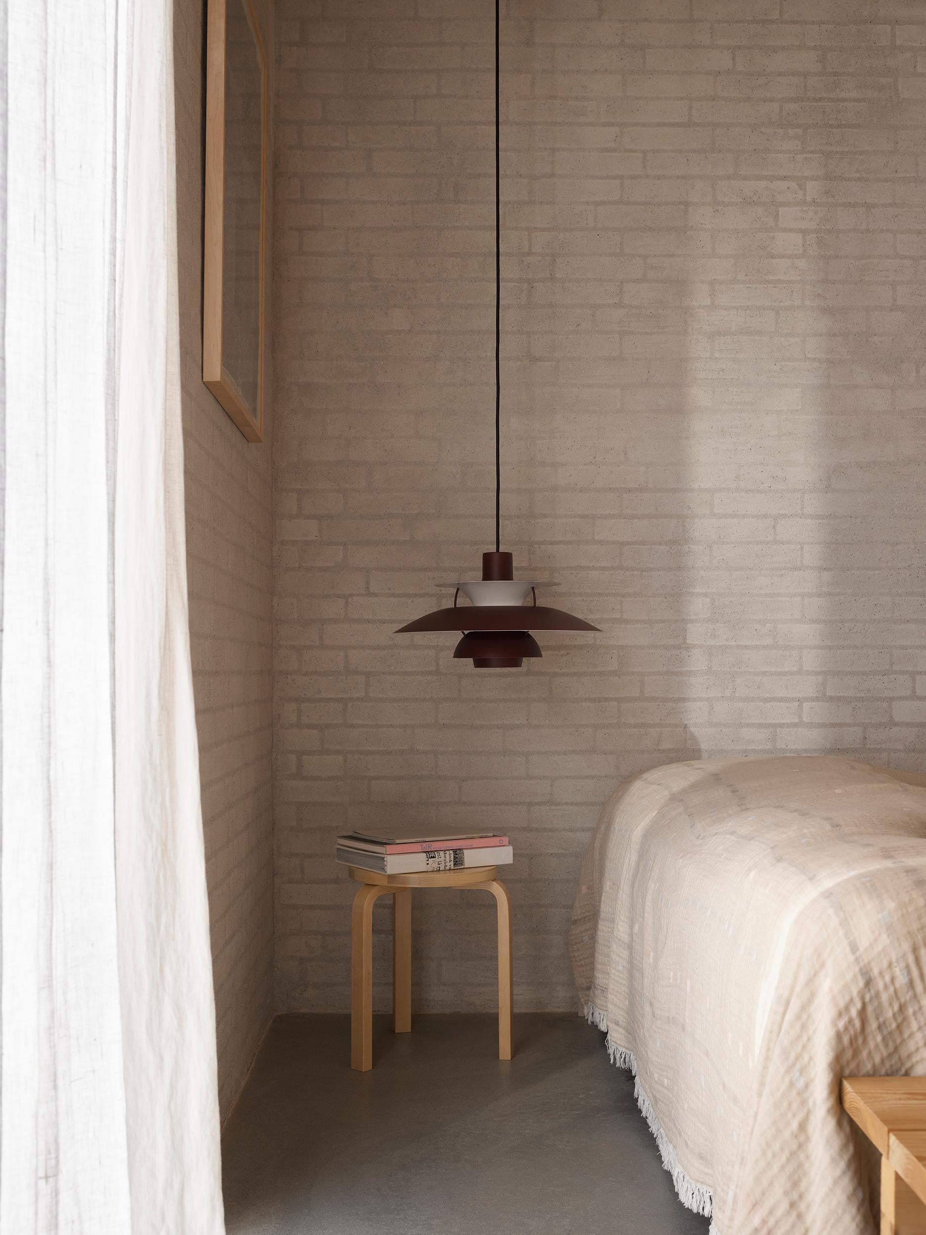 Scandinavian Modern Poul Henningsen 'PH 5 Mini' Monochrome Pendant for Louis Poulsen For Sale