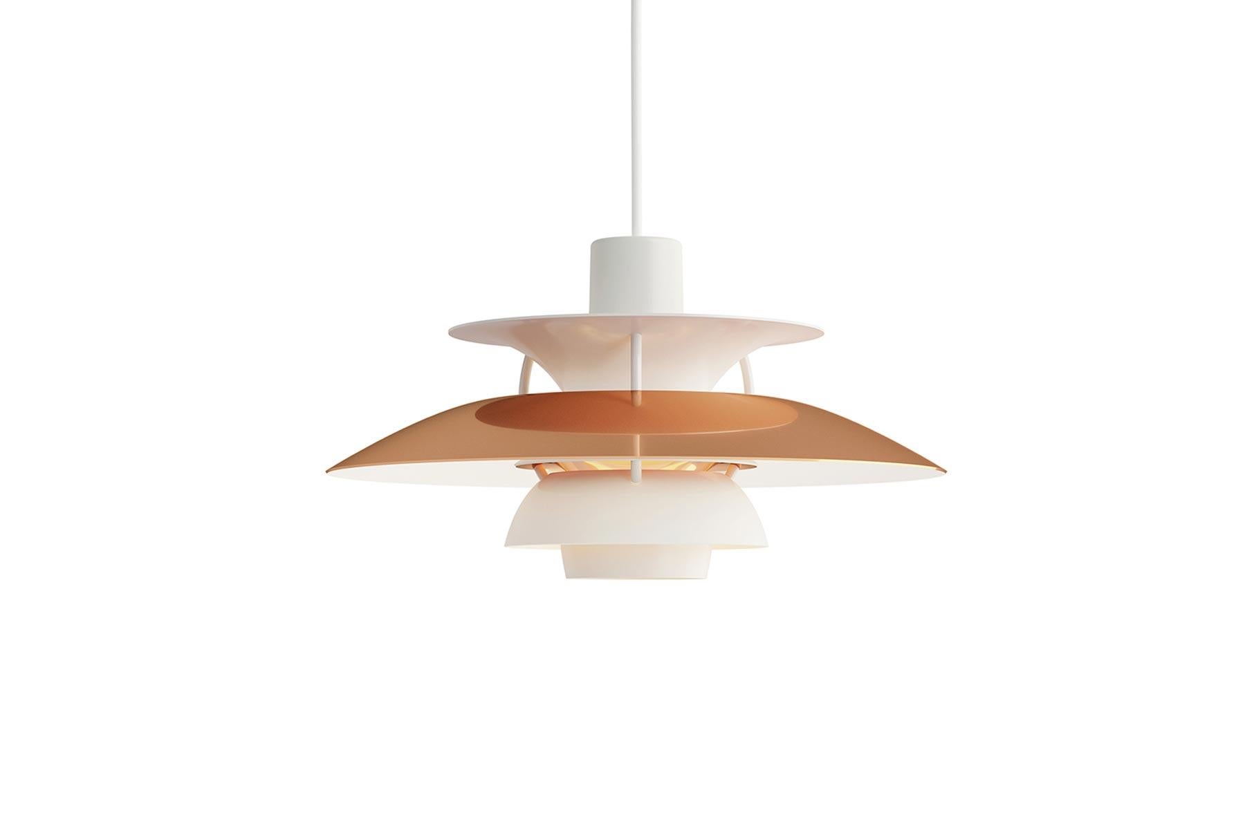 Poul Henningsen Ph 5 Mini Pendant In New Condition For Sale In Berkeley, CA