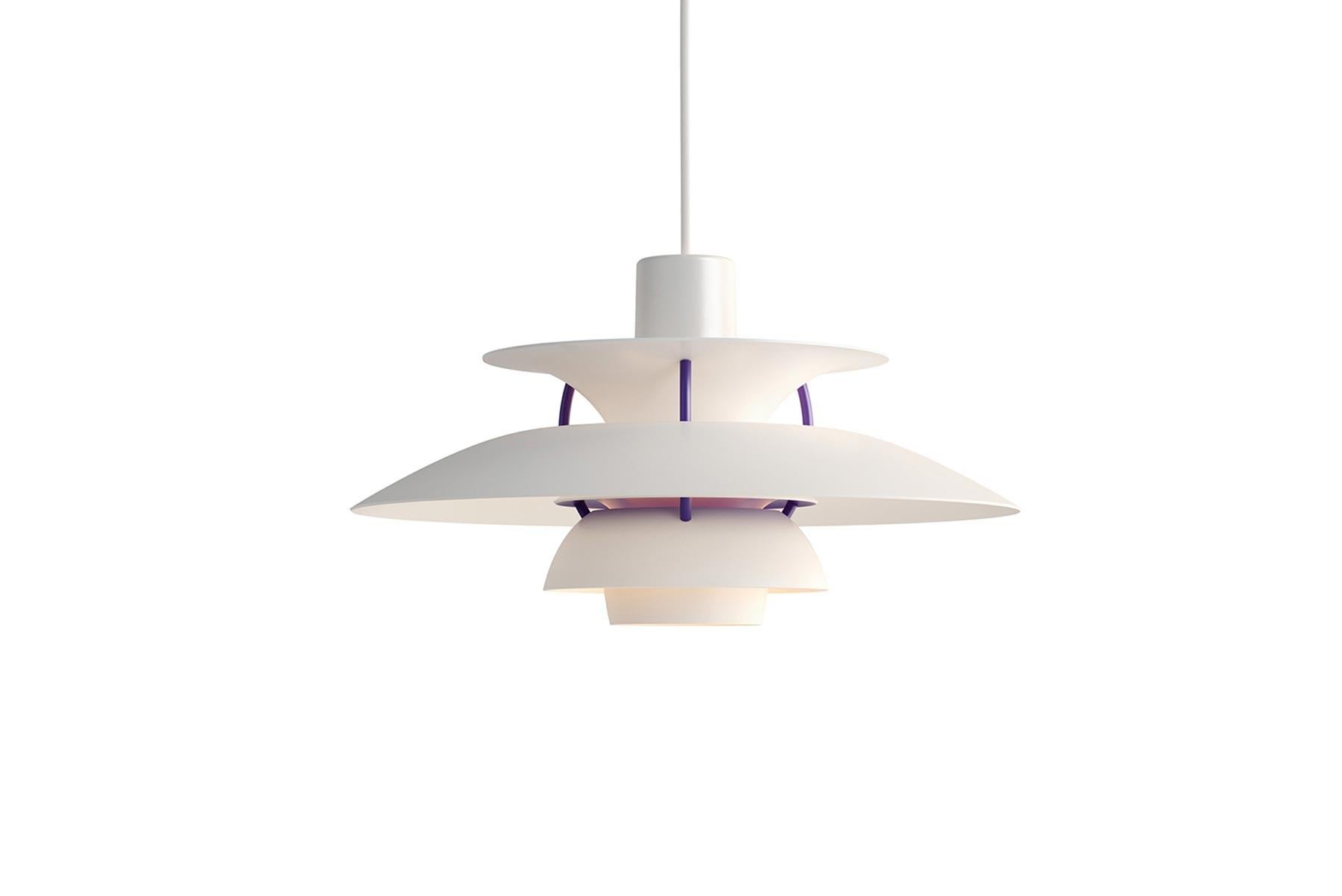 Chrome Poul Henningsen Ph 5 Mini Pendant For Sale