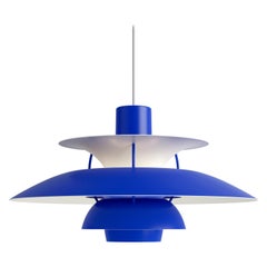 Poul Henningsen PH 5 Pendant for Louis Poulsen in All Blue