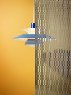 Poul Henningsen PH 5 Pendant for Louis Poulsen in Hues of Blue