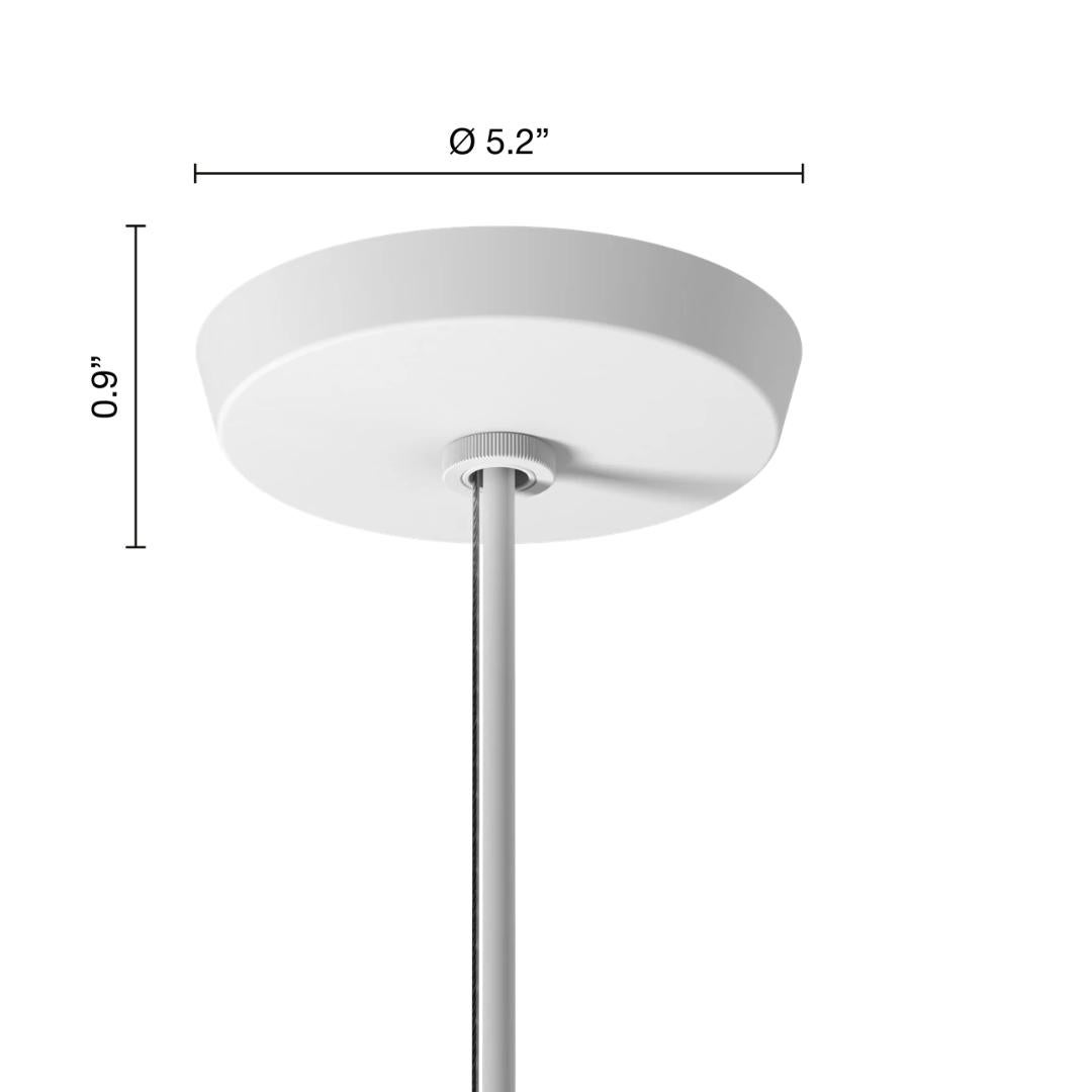 Poul Henningsen 'PH 5' Pendant for Louis Poulsen in Monochrome Pale Pewter For Sale 3