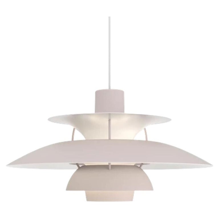 Poul Henningsen Ph 5 Pendant for Louis Poulsen in Oyster Grey For Sale at  1stDibs