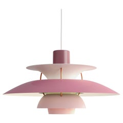 Poul Henningsen PH 5 Pendant for Louis Poulsen in Rose