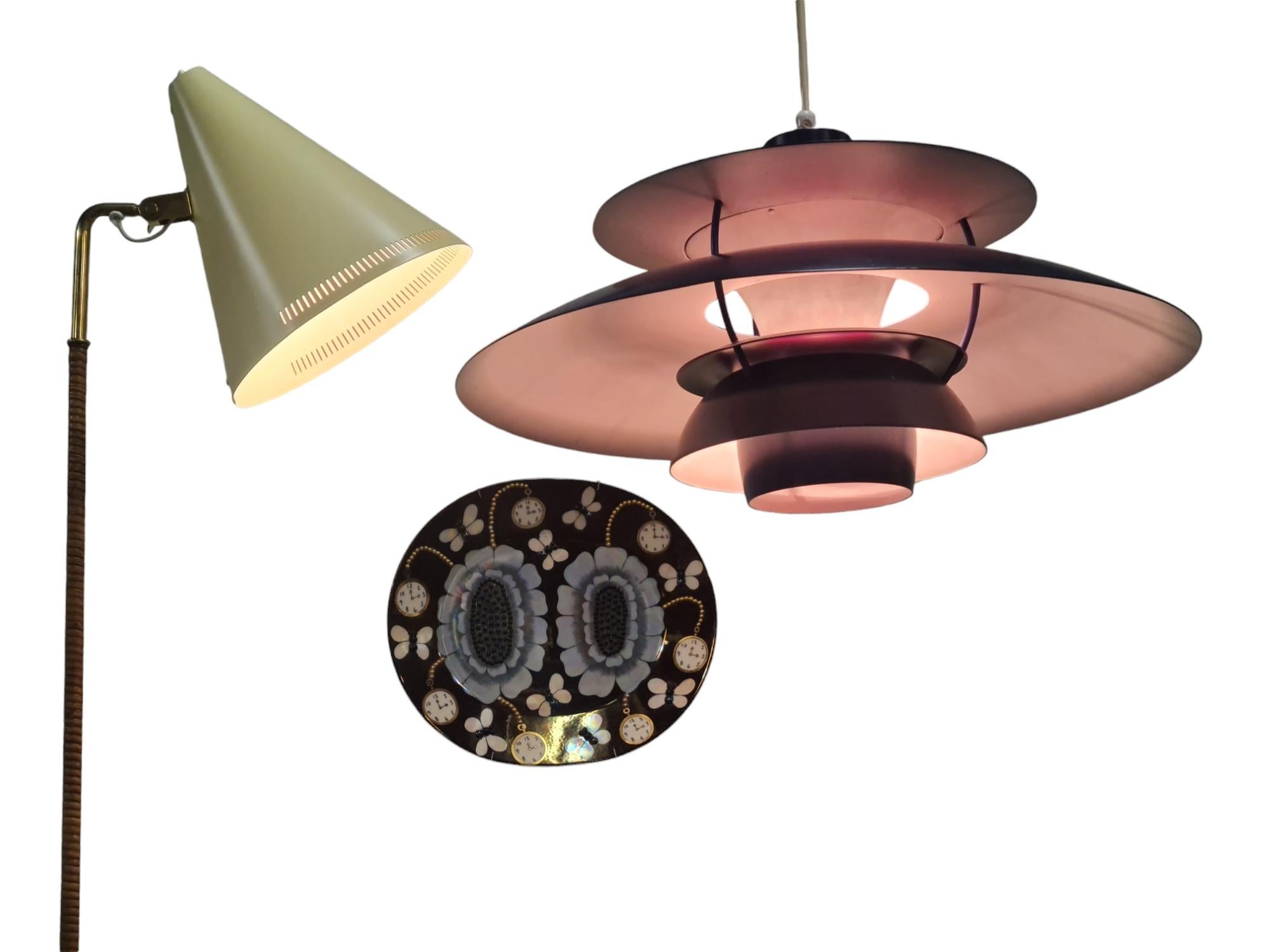 Poul Henningsen PH 5 Pendant in Dark Blue & Red, Rare Orno Edition, 1960s For Sale 7