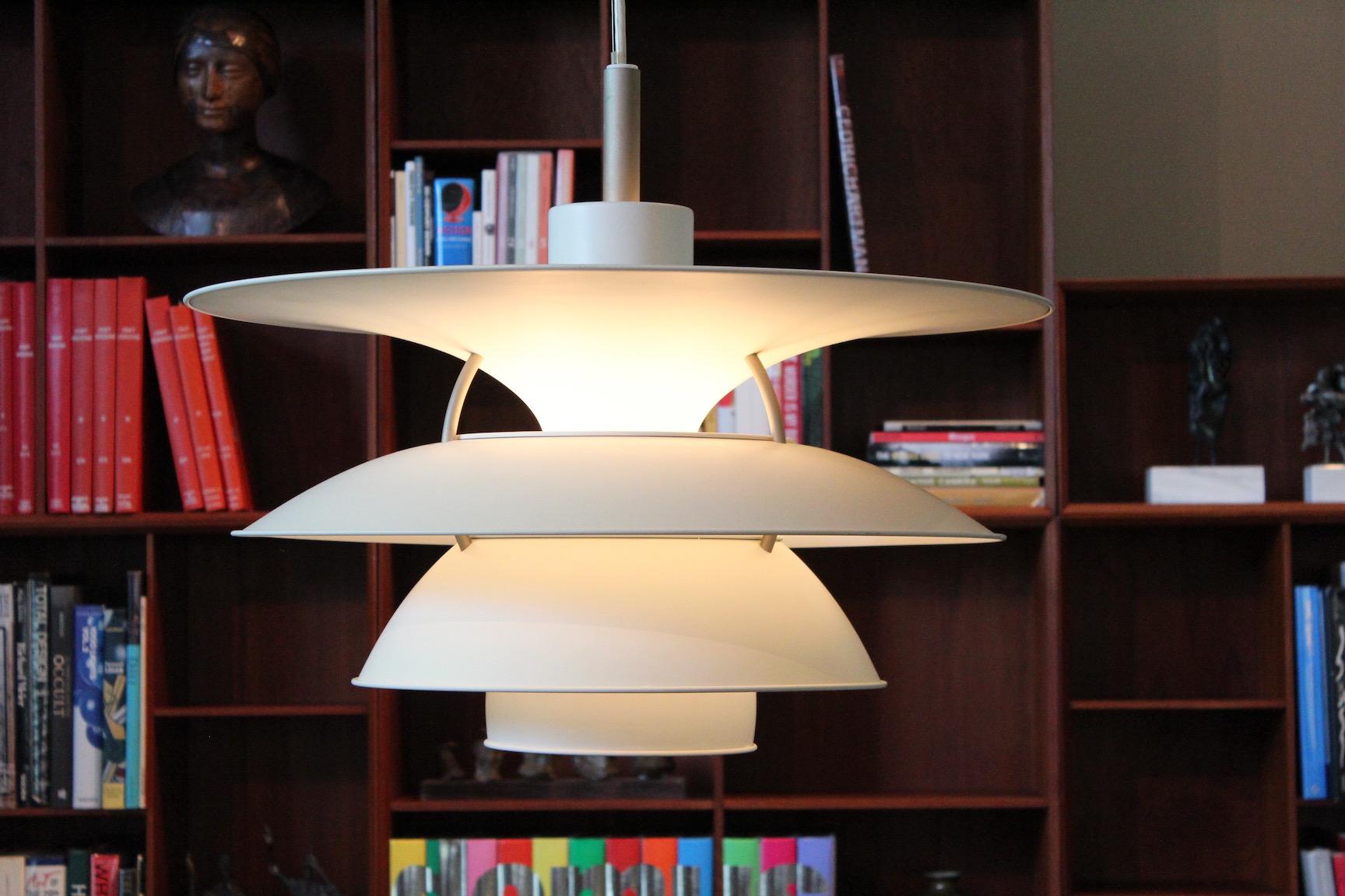 A large PH 6 1/2 - 6 pendant by Poul Henningsen for Louis Poulsen. Several available.