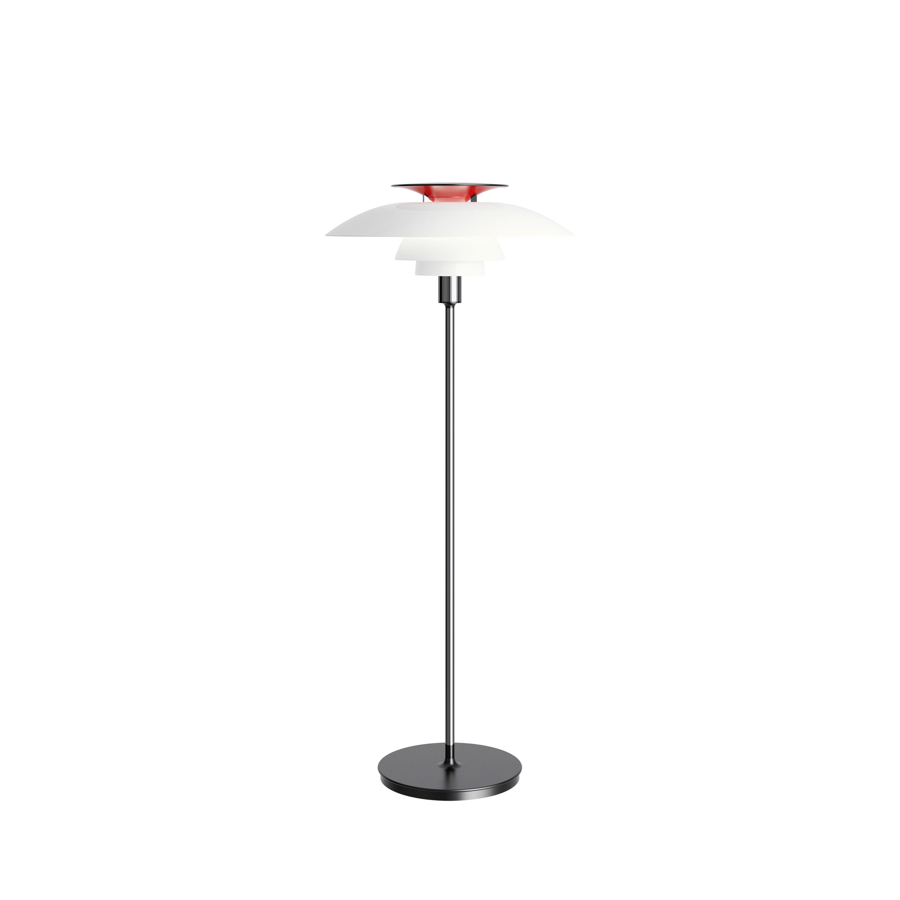 Contemporary Poul Henningsen 'PH 80' Floor Lamp for Louis Poulsen in White For Sale