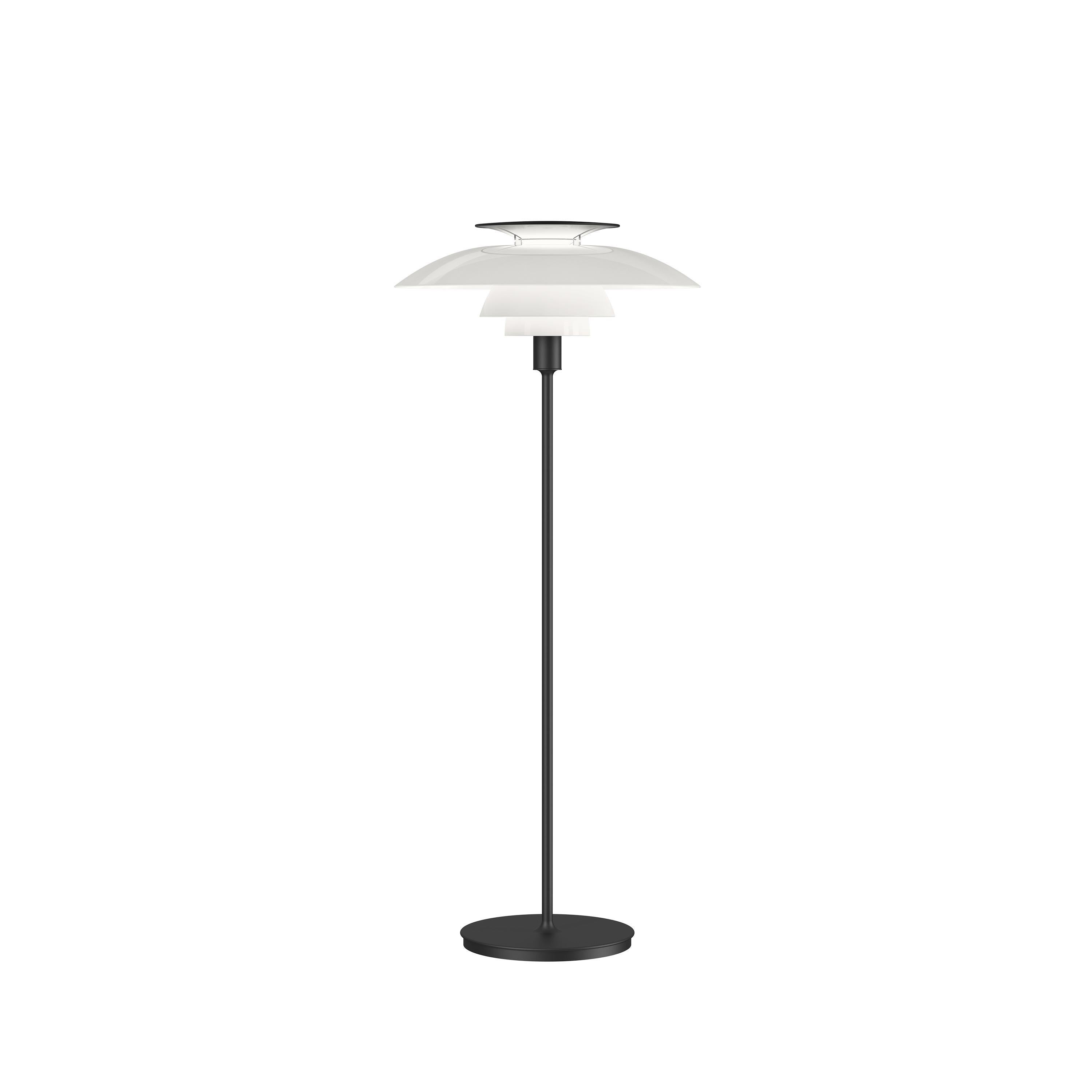 Poul Henningsen 'PH 80' Floor Lamp for Louis Poulsen in White In New Condition For Sale In Glendale, CA
