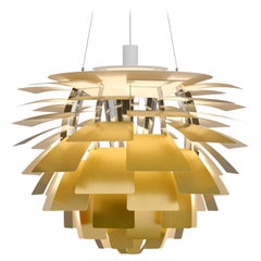 Poul Henningsen 'PH Artichoke' Brass Chandelier for Louis Poulsen