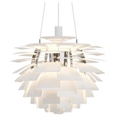 Lámpara "PH Artichoke" de Poul Henningsen para Louis Poulsen en blanco
