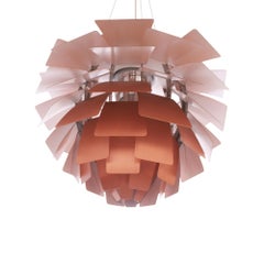 Poul Henningsen PH Artichoke Lamp For Louis Poulsen Brushed Copper Ø60, 1960s
