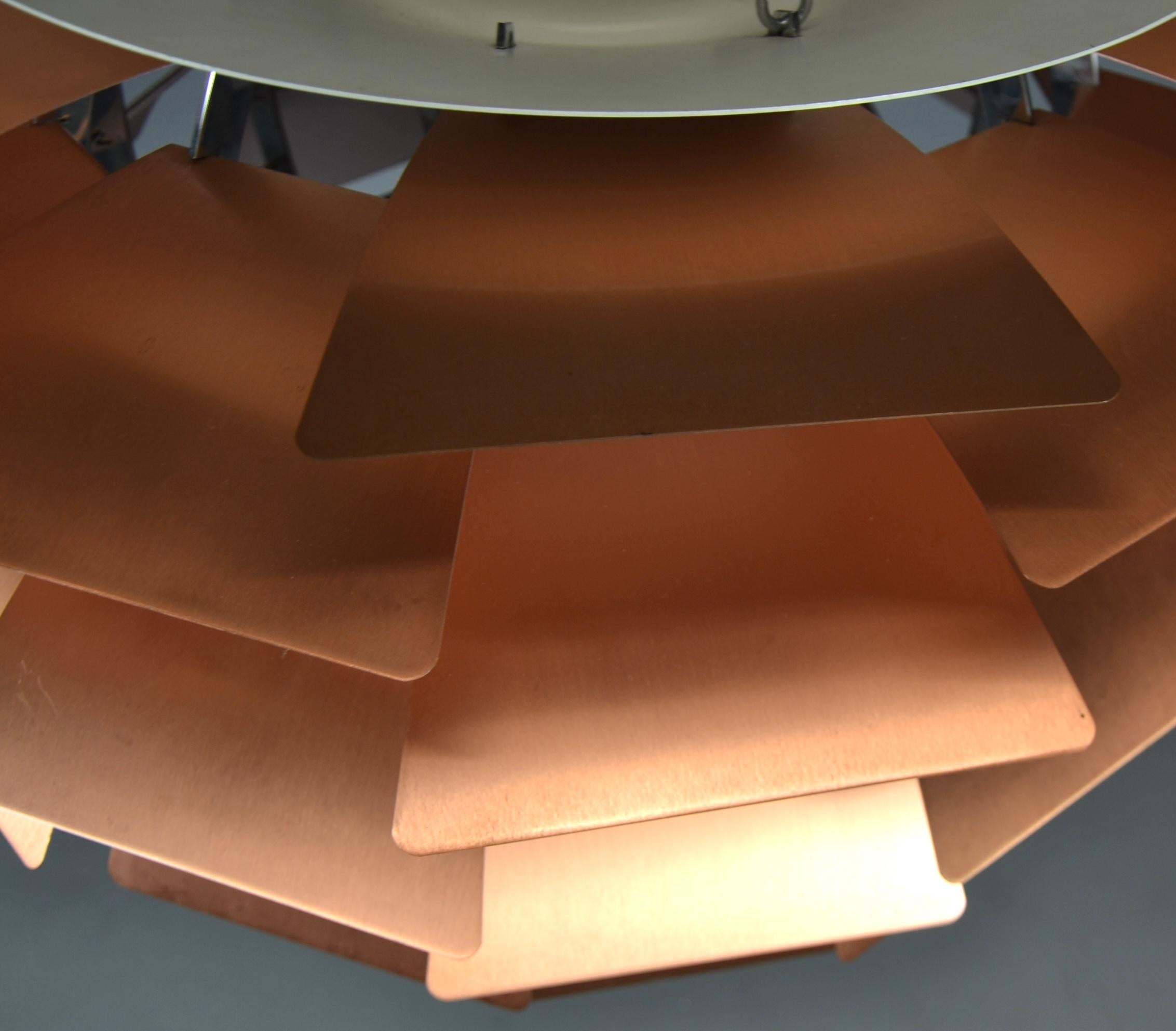Metal Poul Henningsen PH Artichoke Louis Poulsen Copper