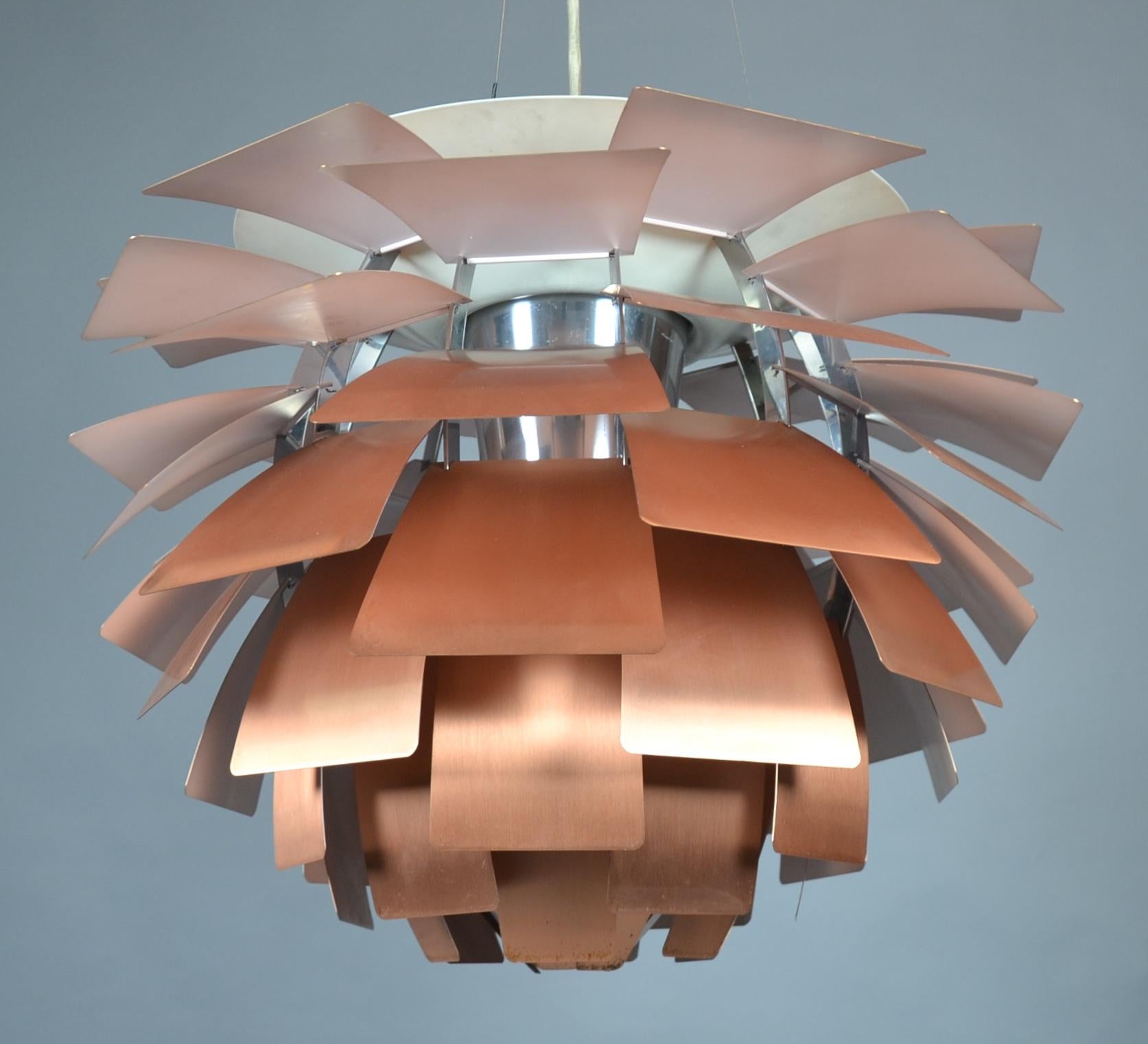 Poul Henningsen PH Artichoke Louis Poulsen Copper 2