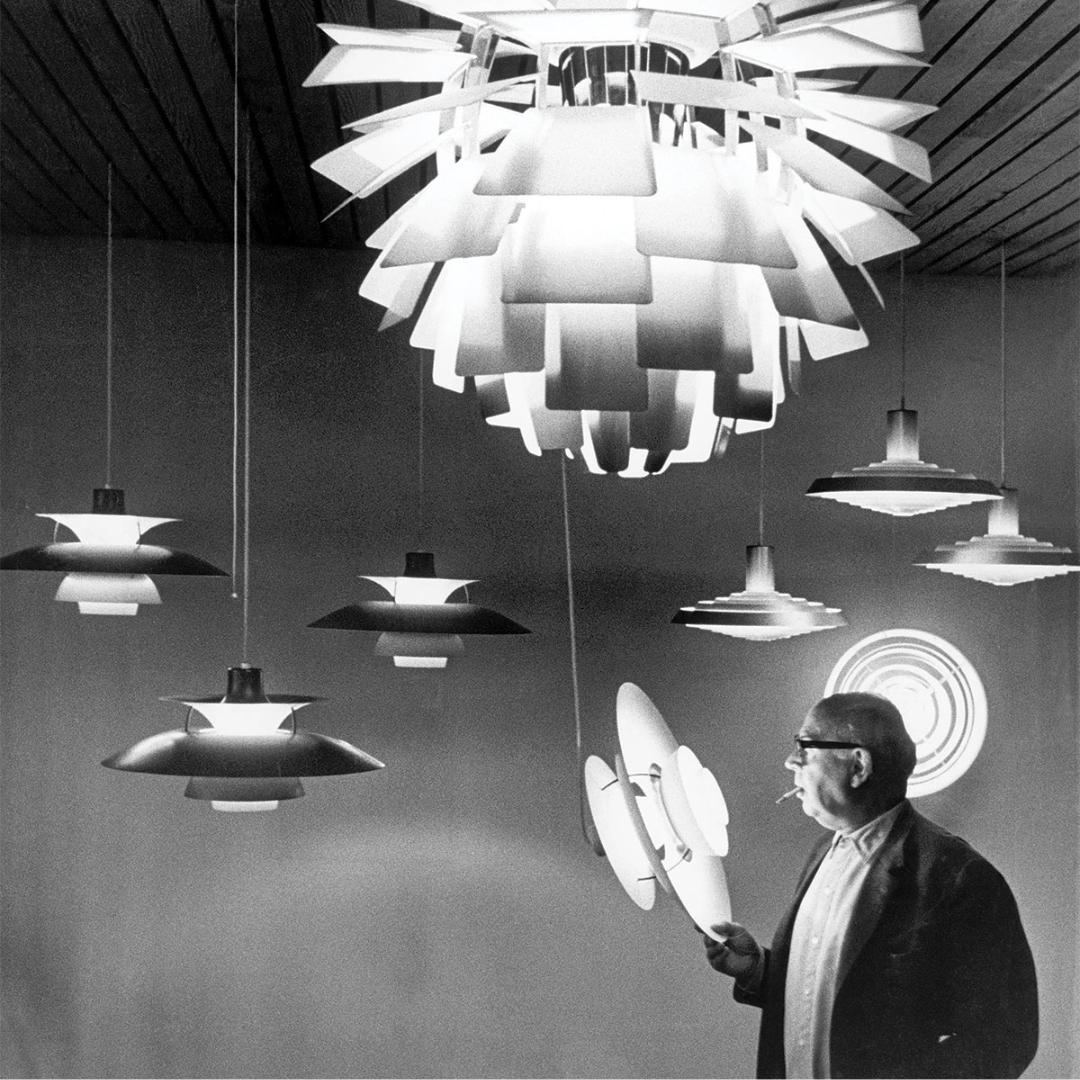 Poul Henningsen 'PH Artichoke' Pale Rose Chandelier for Louis Poulsen For Sale 4