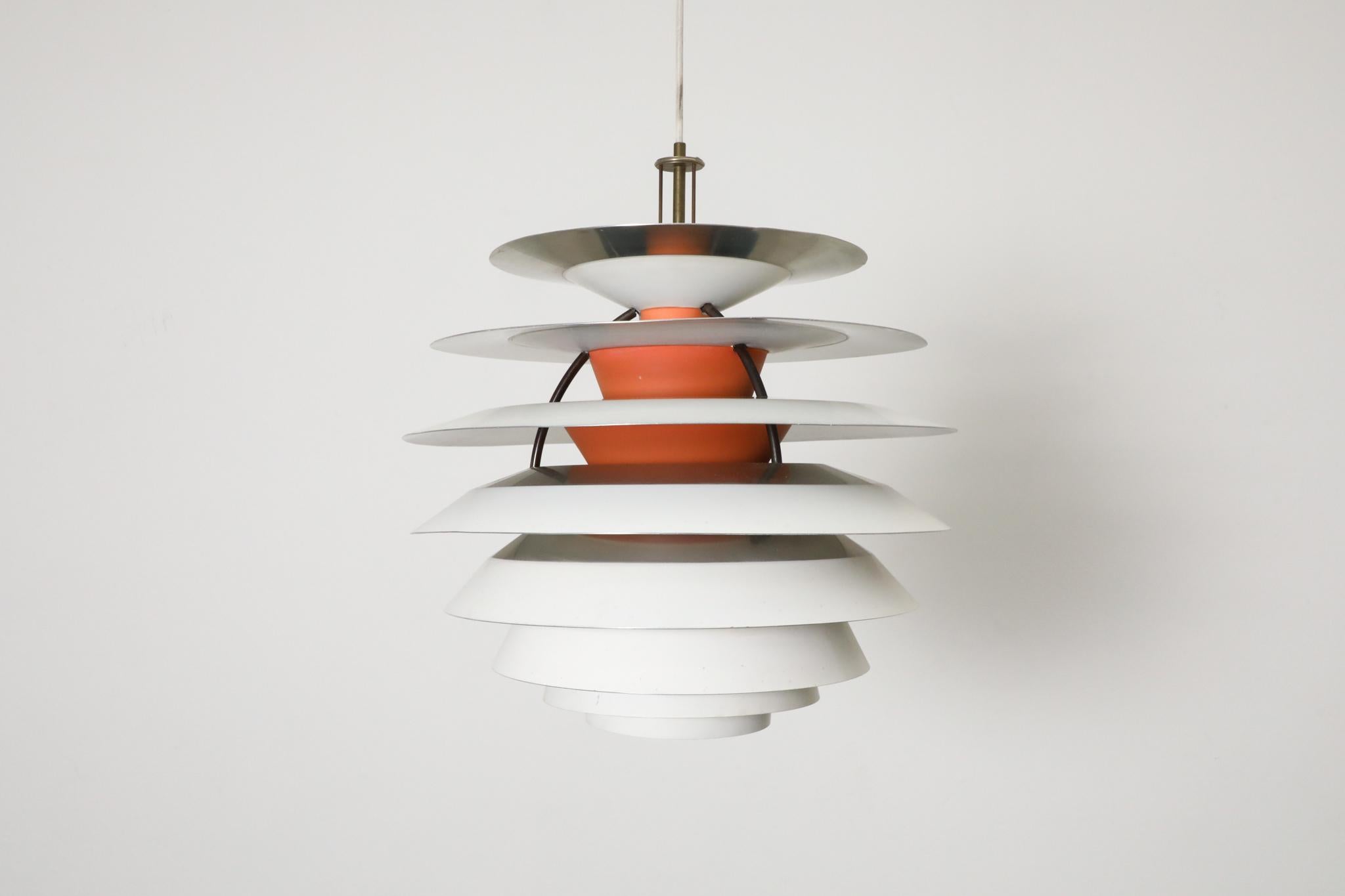 Poul Henningsen PH Kontrast Pendant Light for Louis Poulsen, 1958-62 In Good Condition For Sale In Los Angeles, CA