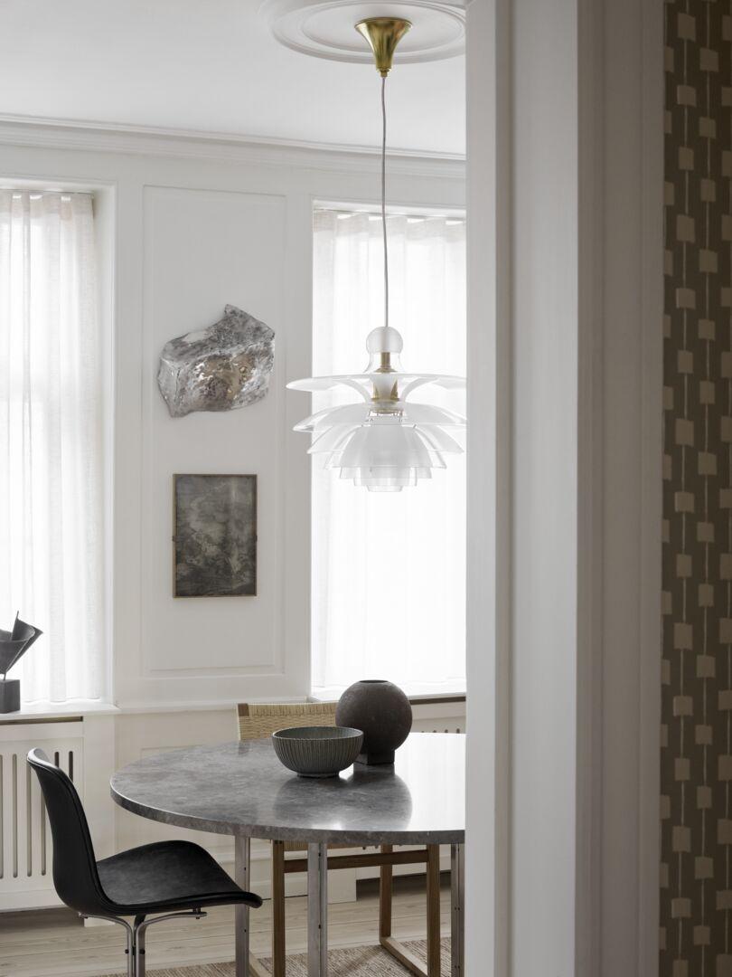 Danish Poul Henningsen PH Septima Pendant for Louis Poulsen For Sale