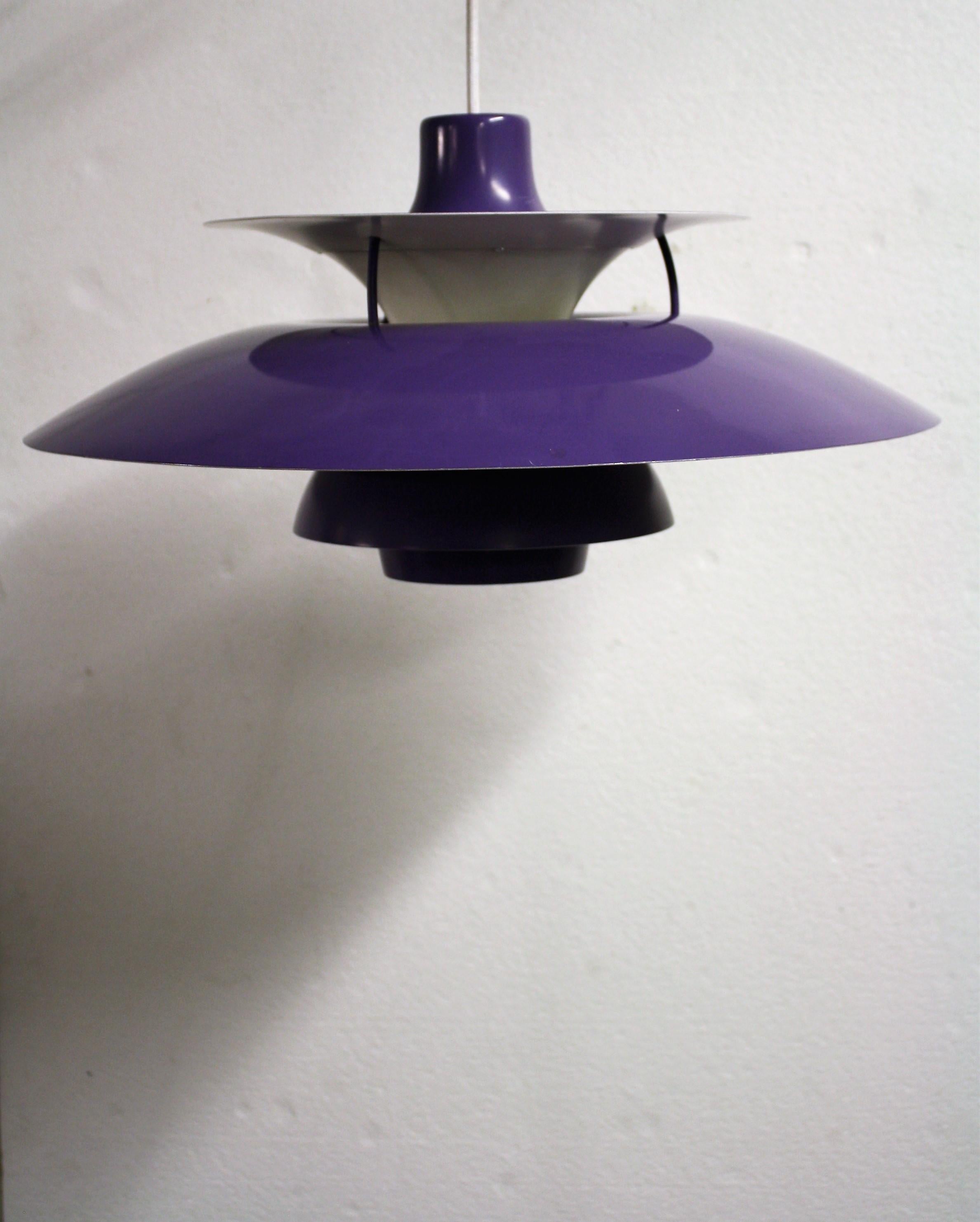 Late 20th Century Poul Henningsen PH5 Ceiling Light by Louis Poulsen, 1970s