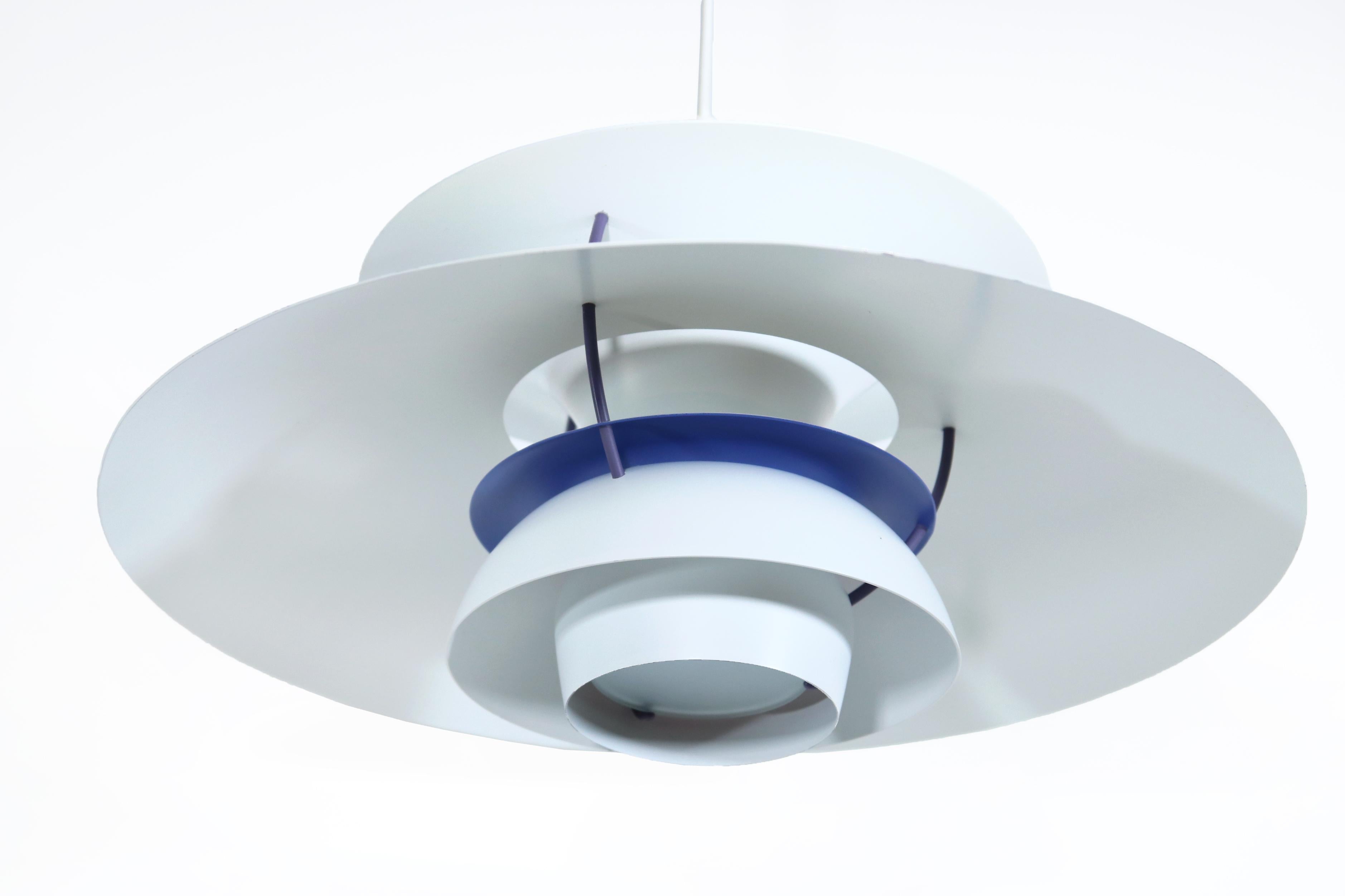 Scandinavian Modern Poul Henningsen PH5+ Pendant Lamp for Louis Poulsen