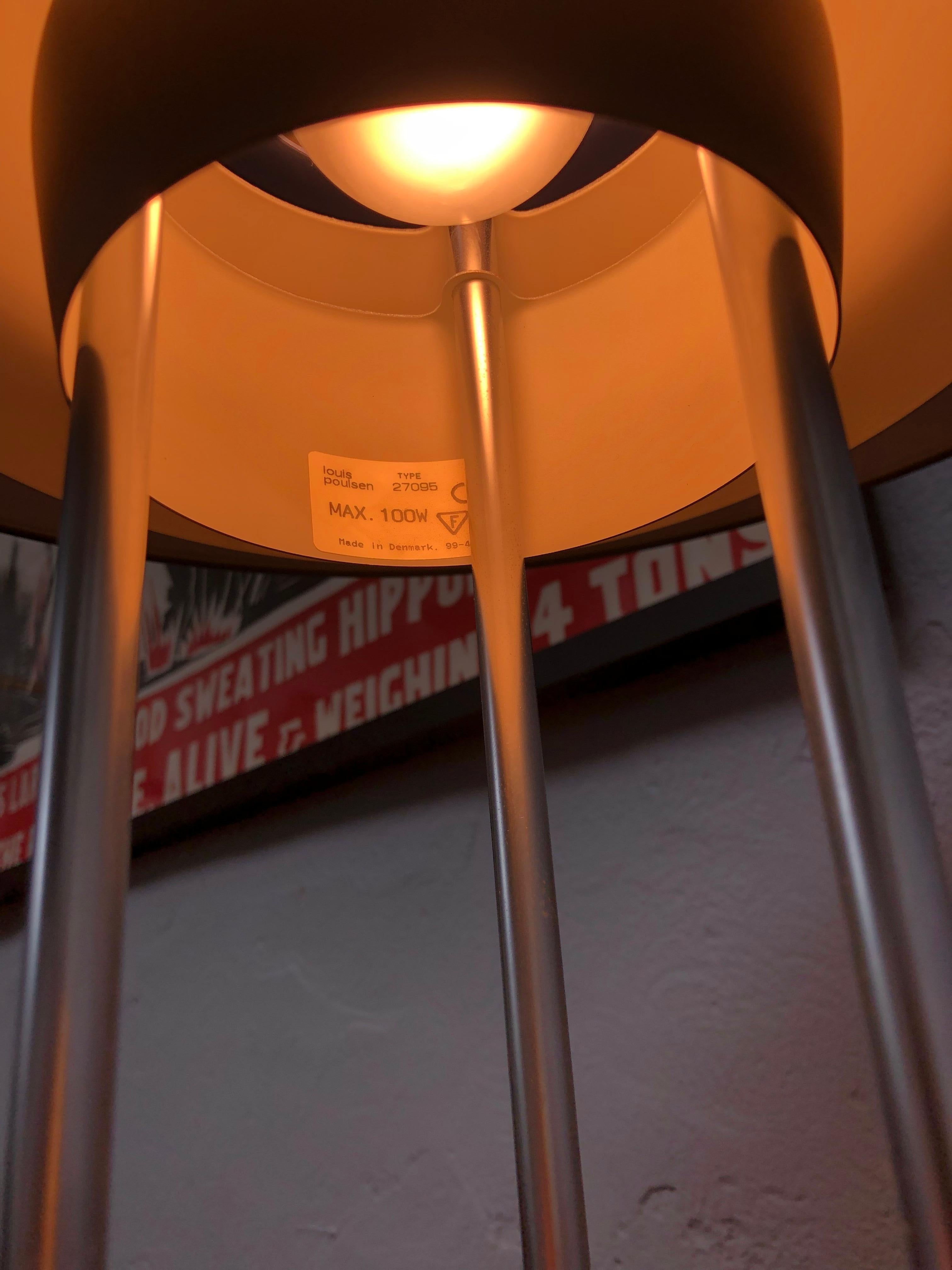 Aluminum Poul Henningsen PH5 Table Lamp from 1994 by Louis Poulsen of Denmark