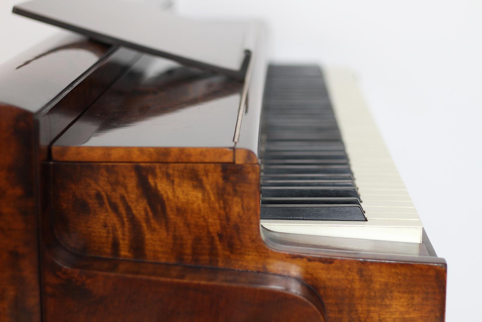 Poul Henningsen Pianette for Andreas Christensen, Flame Birch, Fully Restored 3